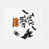 TRICK OR TREAT FLEECE DEKEN (Voorkant (Horizontaal))