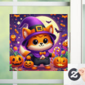Trick or treat Fox Raamsticker (Huis)