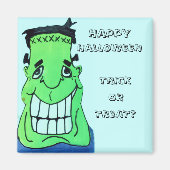 TRICK OR TREAT, FRANKENSTEIN magnet (Voorkant)