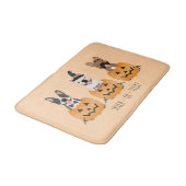 Trick or treat French Bulldogs Pumpkin Badmat (Gekanteld)