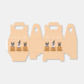 Trick or treat French Bulldogs Pumpkin Bedankdoosjes (Uitgevouwen)