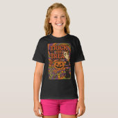 Trick or treat Full Chest Halloween Kleding Unisex T-shirt (Voorkant volledig)