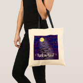 Trick or treat Full Moon en Bats Halloween Tote Bag (Voorkant (product))