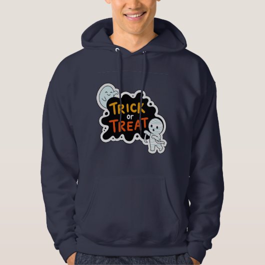 Trick or treat Fun Hoodie (Voorkant)