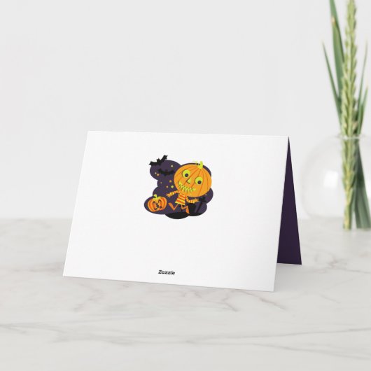 Trick or treat fun kaart (Achterkant)