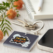 Trick or treat Fun Sleutelhanger (Voorkant Rechts)