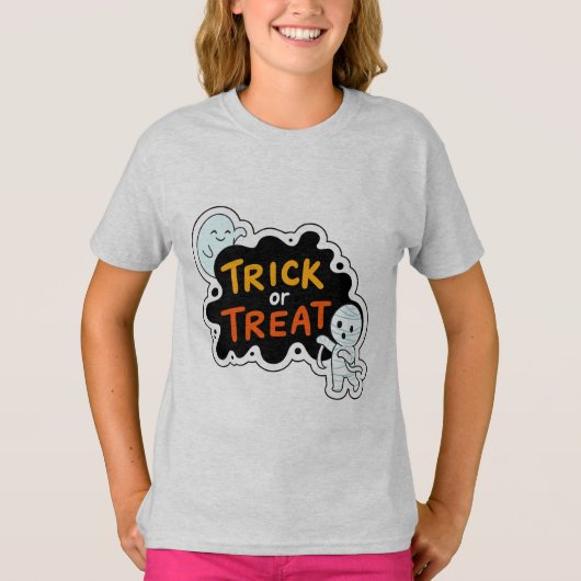 Trick or treat Fun T-shirt (Voorkant)