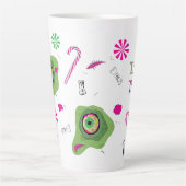 Trick or treat! Funky Schattigee lieve dood en Sno Latte Mok (Voorkant)