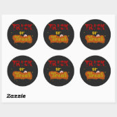 Trick or treat Funny Boo Halloween Sticker (Vel)