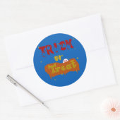 Trick or treat Funny Boo Halloween Sticker (Envelop)