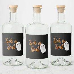 Trick or Treat Geest Halloween Likeurfles Etiket
