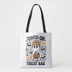 Trick or Treat Geest met Zak Tote Bag