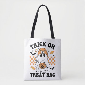 Trick or Treat Geest met Zak Tote Bag