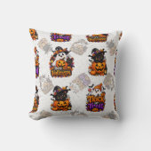 Trick or Treat Geest Worp Kussen (Voorkant)