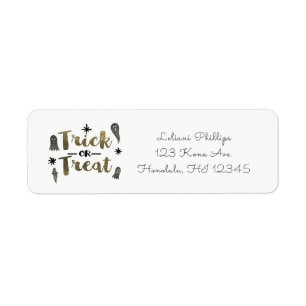 Trick or Treat Geesten Chic Modern Halloween Feest Etiket