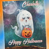 Trick or treat, Geesten zijn lief blij Halloween Fleece Deken
