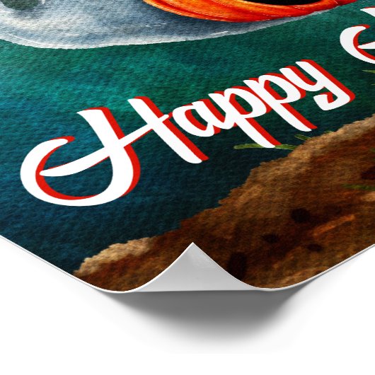 Trick or treat, Geesten zijn lief blij Halloween Poster (Hoek)