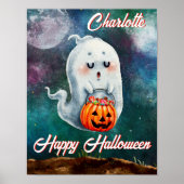 Trick or treat, Geesten zijn lief blij Halloween Poster (Voorkant)