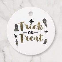 Trick or Treat Geestige Chic Halloween Feest Favor
