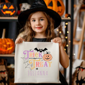 Trick or treat Gepersonaliseerde Halloween Snoep t Tote Bag
