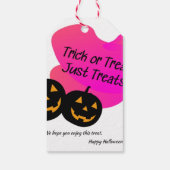 Trick or treat? Gewoon traktaties! Cadeaulabel (Achterkant)