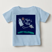 Trick or treat Ghost Baby Shirt (Voorkant)