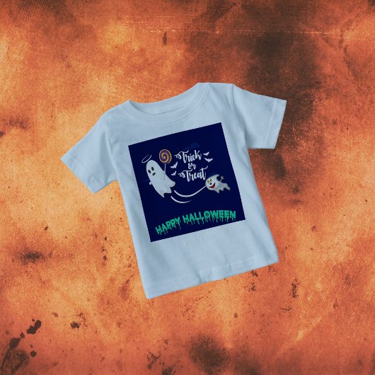 Trick or treat Ghost Baby Shirt