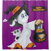Trick or treat Ghost Douchegordijn (Voorkant)