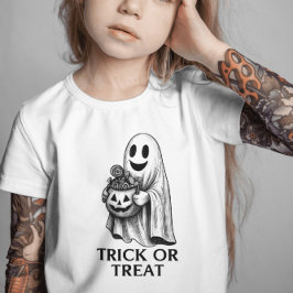 Trick or treat Ghost - Halloween Snoep Bucket T-shirt