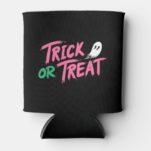 Trick or treat Ghost Koelbox Blikjeskoeler (Voorkant)