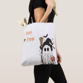 Trick or Treat Ghost Shoulder Bag Tote Bag (Dichtbij)