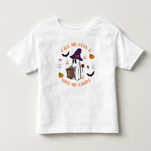 Trick-or-Treat Ghost T-shirt (Voorkant)