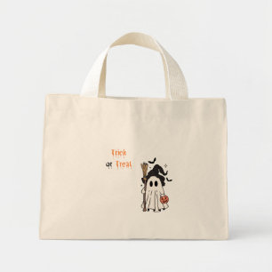 Trick or Treat Ghost Tote Bag