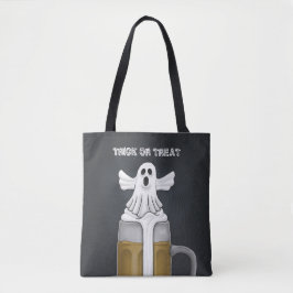Trick or treat Ghost Tote Bag