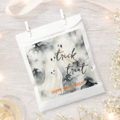 Trick or treat Ghosts gepersonaliseerd Happy Hallo Bedankzakje (Geknipt)