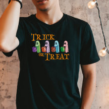 Trick or treat Ghosts Halloween T-shirt