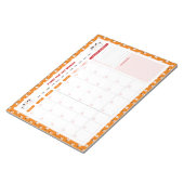 Trick or treat Ghosts Maandelijks te doen Lijst Pl Notitieblok (Schuin)