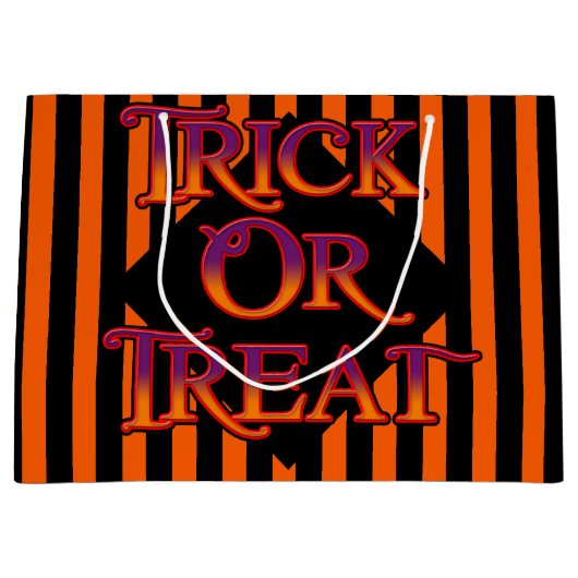 Trick or treat Gift Bag Groot Cadeauzakje (Voorkant)