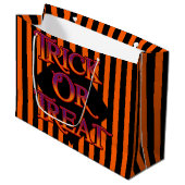 Trick or treat Gift Bag Groot Cadeauzakje (Voorkant Gekanteld)