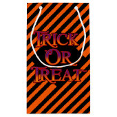 Trick or treat Gift Bag Klein Cadeauzakje (Achterkant)