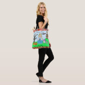 Trick or treat Girlprinses Halloween Snoep Tote Bag (Op model)