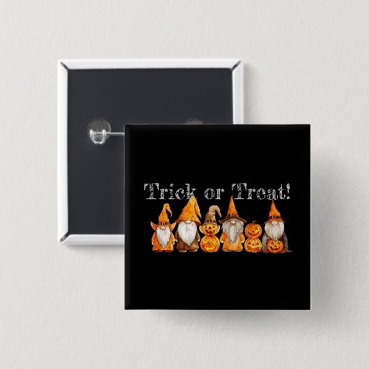Trick or treat Gnomes Button (Voorkant /achterkant)