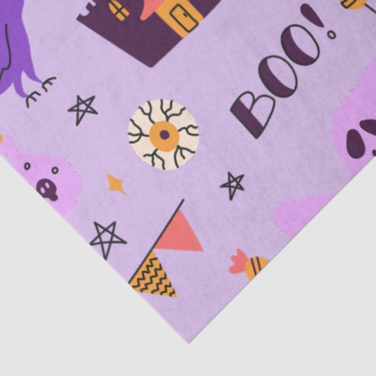 Trick or treat gotische decoupage tissuepapier (Detail)