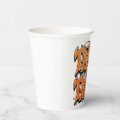 Trick Or Treat Graffiti Papieren Bekers (Rechts)