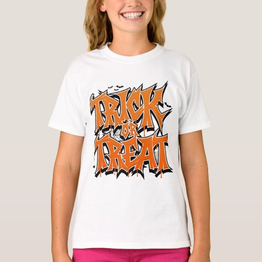 Trick Or Treat Graffiti T-shirt (Voorkant)