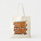 Trick Or Treat Graffiti Tote Bag (Voorkant)