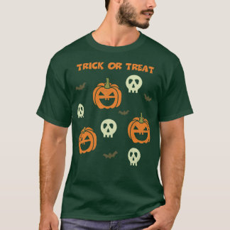 Trick or treat Grappig Halloween Party T-shirt Sca