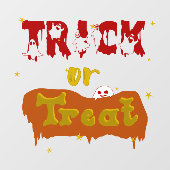 Trick or Treat Grappige Boe Halloween Raamsticker (Vel)