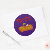 Trick or Treat Grappige Boe Halloween Sticker (Envelop)