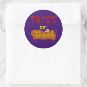 Trick or Treat Grappige Boe Halloween Sticker (Tas)